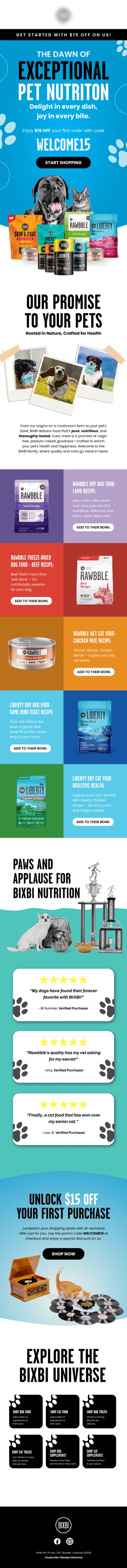 Client email campaign design
